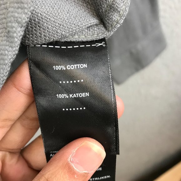 Harley-Davidson Men's Solid Grey Snap On Button woven shirt size M - Picture 8 of 9